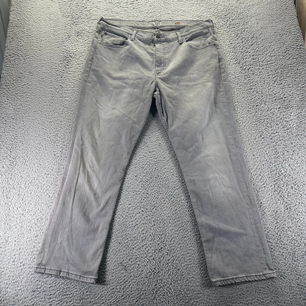 Red Ale by Alesbury Pant Men's 38x30 Gray Cotton Chino Straight‎ Classic Preppy